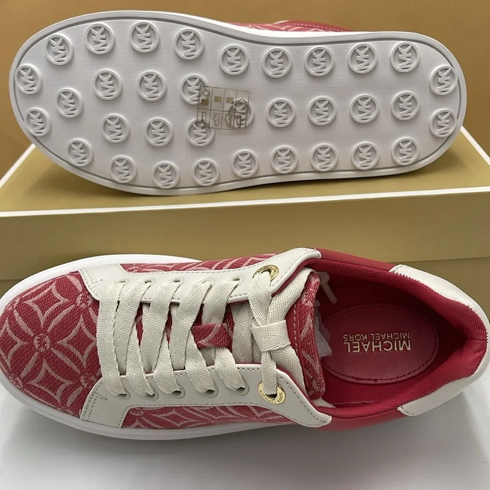 MICHAEL KORS ROMEY LACE UP MK FOULARD JQD MD 49F4RMFS1Y LT BRY SBT